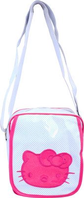 

Super Drool White Kitty School Bag(White, 1 L)