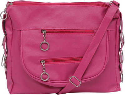 

Deep Rocks Deeprocks-444-38 School Bag(Pink, 10 inch)