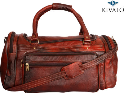 

Kivalo Original Leather Superior Quality Multipurpose Bag(Cherry Red, 10 L)
