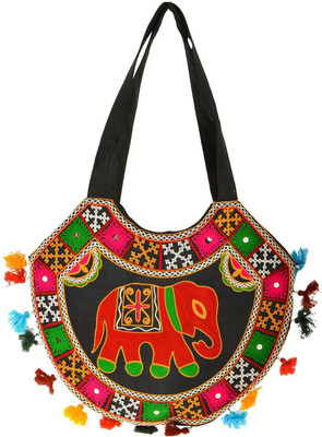

KHATRI HANDICRAFTS 881 Shoulder Bag(Black, 5 L)