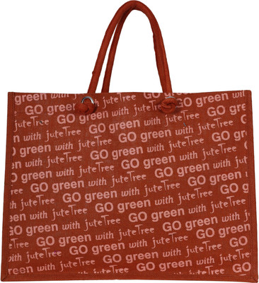 

Jute Tree JB48-GO GREEN SHOPPER Multipurpose Bag(Orange, 1 inch)