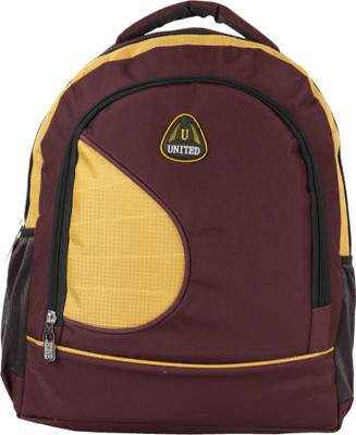 

United Bags Toofan Punch 35 L Medium Backpack(Red, Purple)