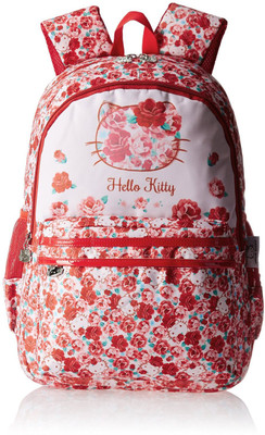 

Hello Kitty MBE-HKP057 Waterproof School Bag(Red, White, 17 inch)