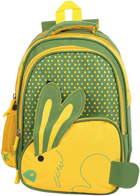 

Sanjog Kindergarden Rabbit Design Premium Children's Backpack Waterproof School Bag(Green, 15 L)