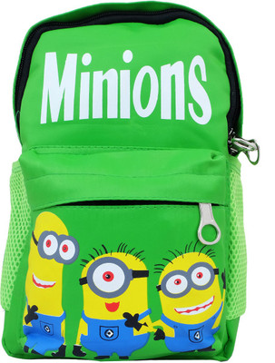 

Super Drool Green Cartoon Love_3 School Bag(Green, 2 L)