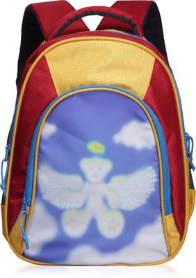 

F Gear Angel Waterproof School Bag(Red, Yellow, 15 L)