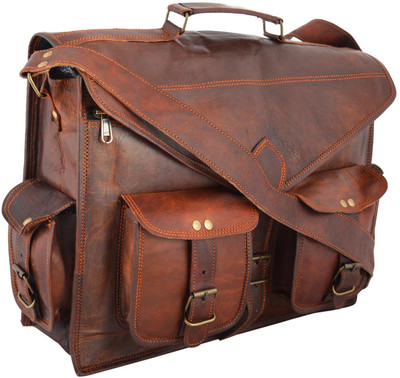 

Pranjals House muscat messenger bag Messenger Bag(Brown, 15 inch)
