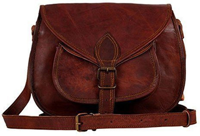 

Purpledip Women's/Ladies Sling Bag(Brown, 8 inch)