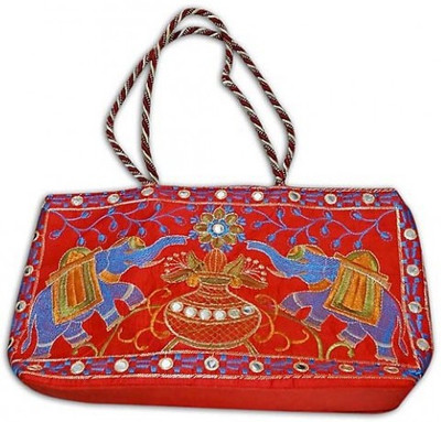 

Stophere Jaipuri Elephant Shoulder Bag School Bag(Red, 5 inch)