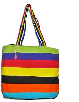 

Stophere Stylish Handmade Hobo School Bag(Multicolor, 5 inch)