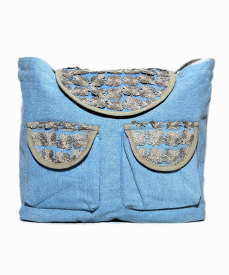 

Diwaah Handcrafted Backpack(Blue, 6 inch)