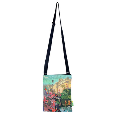 

Eco Corner Small Indian Art Palace Sling Bag Waterproof Sling Bag(Multicolor, 20 L)