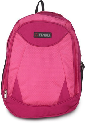 

Bleu School Bag Elegant Large Waterproof School Bag(Pink, 17 inch)