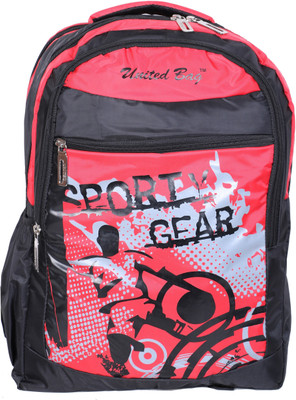 

U United fifa Gear Waterproof Backpack(Pink and Black, 12 L)