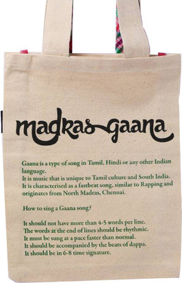 

Ashvita Design Studio Madras Gaana Bag Multipurpose Bag(Multicolor, 12 inch)