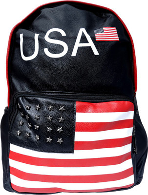 

Super Drool I Love U.S.A. Backpack(Black, 7 L)