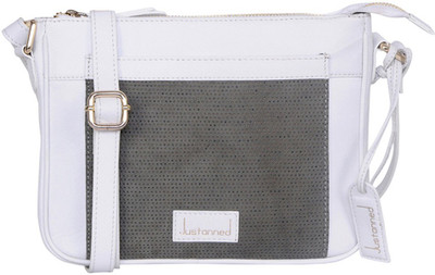 

Justanned JTWB567-10 Sling Bag(White, 9 inch)