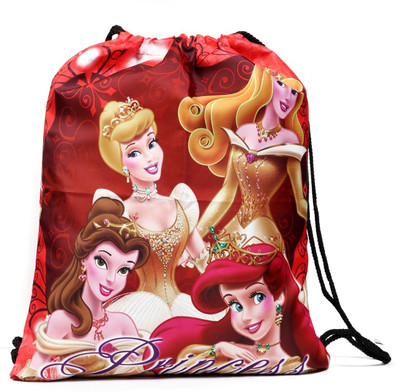 

Babyoodles Red Cindrella Drawstring Bag For Kids Backpack(Multicolor, 18 inch)