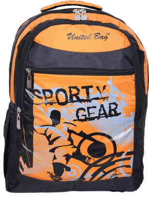 

U United fifa Gear Waterproof Backpack(Yellow and Black, 12 L)