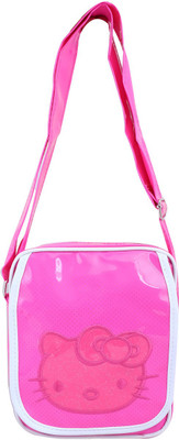 

Super Drool Pink Kitty School Bag(Pink, 1 L)