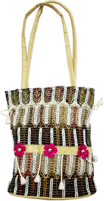 

CraftEra Jute Bag Multipurpose Bag(Brown, 8 inch)