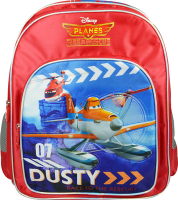 

Simba Planes Grand Prix Fire Rescue School Backpack 18" Waterproof Shoulder Bag(Red, 18 inch)
