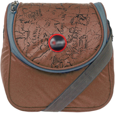 

JG Shoppe Sunny09 Waterproof School Bag(Brown, 8 L)