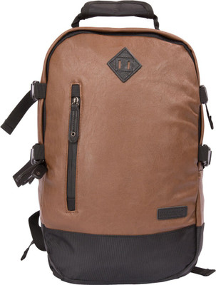 

Sibyl Leatherite Unisex Backpack Backpack(Brown, 12 L)