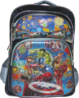 

SurprizeMe Nylon 24 Liters Avengers Light Blue School Bag Waterproof Backpack(Light Blue, 24 L)