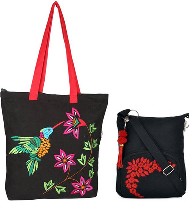 

Pick Pocket Combo of Beautiful Black Humming Bird with Black Small Sling Bag Messenger Bag(Black, 5 inch)