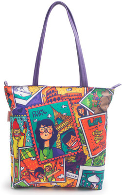 

Chumbak Live To Travel Tote Bag Weekender(Multicolor, 17 inch)