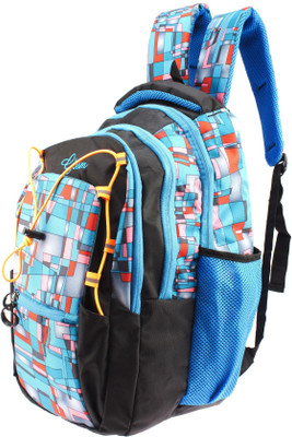 

Gleam RDSF0402 Waterproof School Bag(Blue, Black, 17 inch)