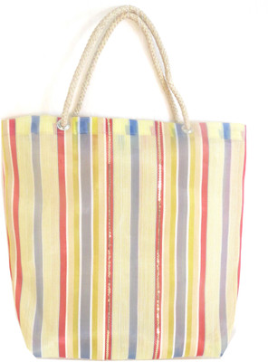 

Needlecrest Colorful Mesh Bag Large Waterproof Multipurpose Bag(Yellow, 12 inch)