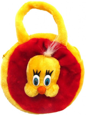 

Tickles Bird Hand Bag/Purse School Bag(Red, Yellow, 7 inch)