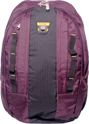 EXIM Bag425 Wine & Balck colour Waterproof Backpack(Purple, 8 L)