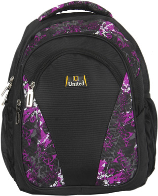 

U United Camouflage Waterproof Backpack(Purple, Black, 12 L)