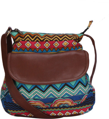 

Lychee Bags Women Casual Multicolor PU Sling Bag