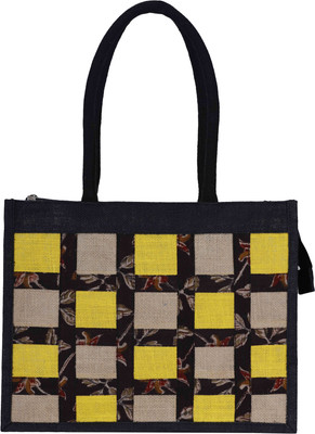

Jute Tree JB330-KALAMKARI CHECKED BAG Multipurpose Bag(Multicolour, 1 inch)