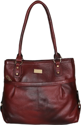 

LEATHER COLLECTION LC0037MAROON Shoulder Bag(Maroon, 13 inch)