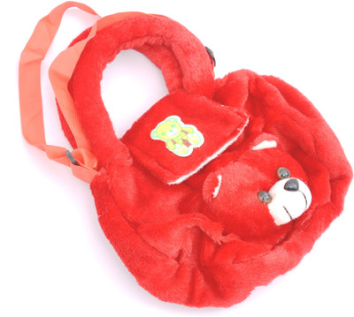 

MERATOY.COM MERATOY.COM TEDDY SCHOOL BAG School Bag(Red, 11 inch)