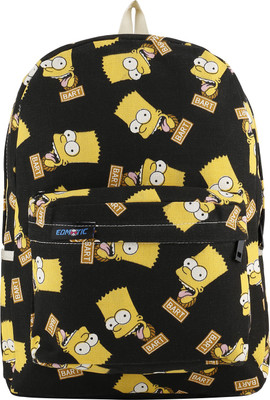 

Edmotic Bart Waterproof School Bag(Yellow, Black, 16 inch)