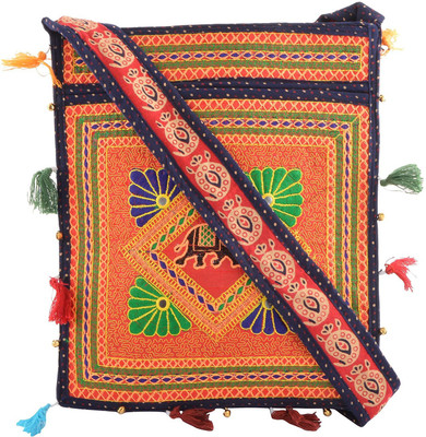 

Art Creation Traditional Sliing bag Sling Bag(Multicolor, 20 L)