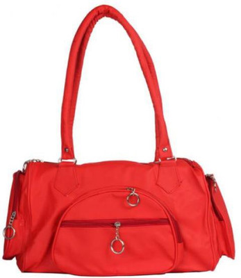

NEW EVA Red Centre Pocket School Bag(Red, 12 L)