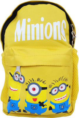 

Super Drool Yellow Cartoon Love School Bag(Yellow, 2 L)