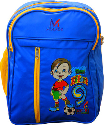 

Moladz Effort Waterproof School Bag(Blue, 14 inch)