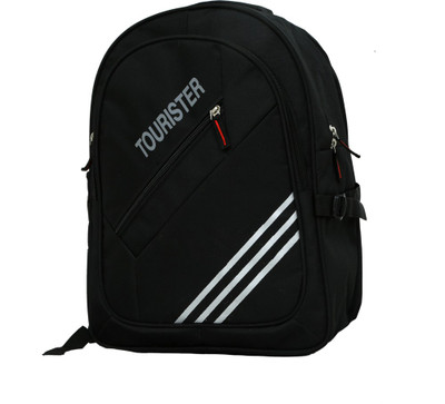 

Kuber Industries Tourister Black Laptop Bag, School College Backpack Waterproof Backpack(Black, 20 L)