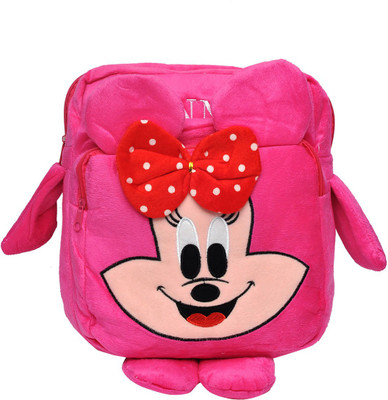 

Hawai Bow & Micky style School Bag(Pink, 5 L)