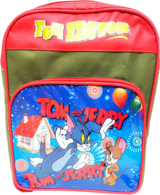 

Cherry Enterprises Tom Waterproof School Bag(Grey, Red, Blue, 12 L)
