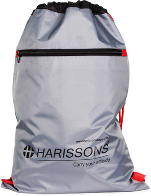 

Harissons Drawstring bag for gym and tution Waterproof Backpack(Red, 11 L)