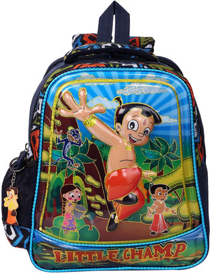 

Sanjog Chota Bheem School Bag/Picnic Bag Waterproof School Bag(Blue, 15 L)